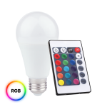 Żarówka LED 10W A60 E27 RGB + Pilot