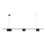 Lampa wisząca (listwa) GENESIS BLACK 7xGU10