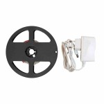 TAŚMA LED 3M +ZASILACZ IP65 B.ZIMNA