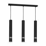 Lampa wisząca JOKER BLACK/CHROME 3xGU10