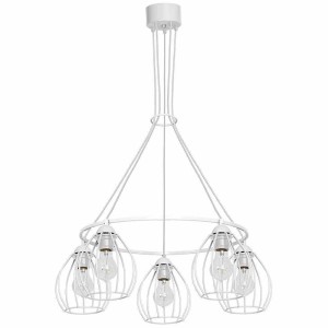 Lampa Wisząca DON WHITE 5xE27