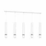 Lampa wisząca JOKER WHITE/CHROME 5xGU10