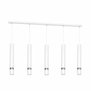 Lampa wisząca JOKER WHITE/CHROME 5xGU10