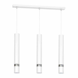 Lampa wisząca JOKER WHITE/CHROME 3xGU10