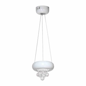 LAMPA WISZĄCA LUX BIANCO  1X6W LED