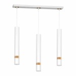 Lampa wisząca JOKER WHITE/WOOD 3xGU10