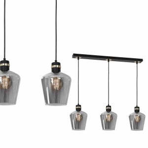 Lampa wisząca RICHMOND BLACK / GOLD 3xE27  Listwa